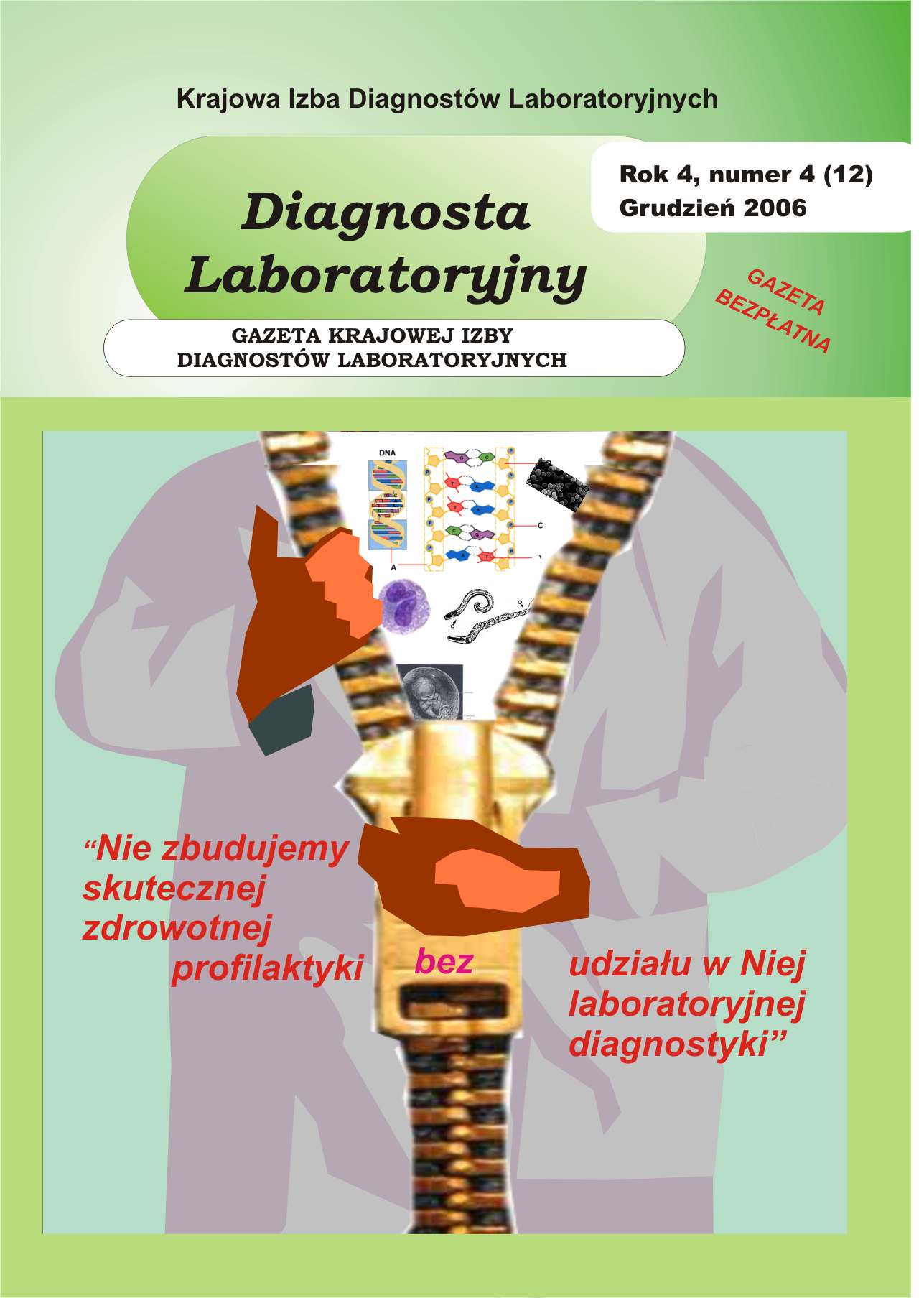 Diagnosta Laboratoryjny - Rok 4, Numer 4 (12) - grudzień 2006 r.