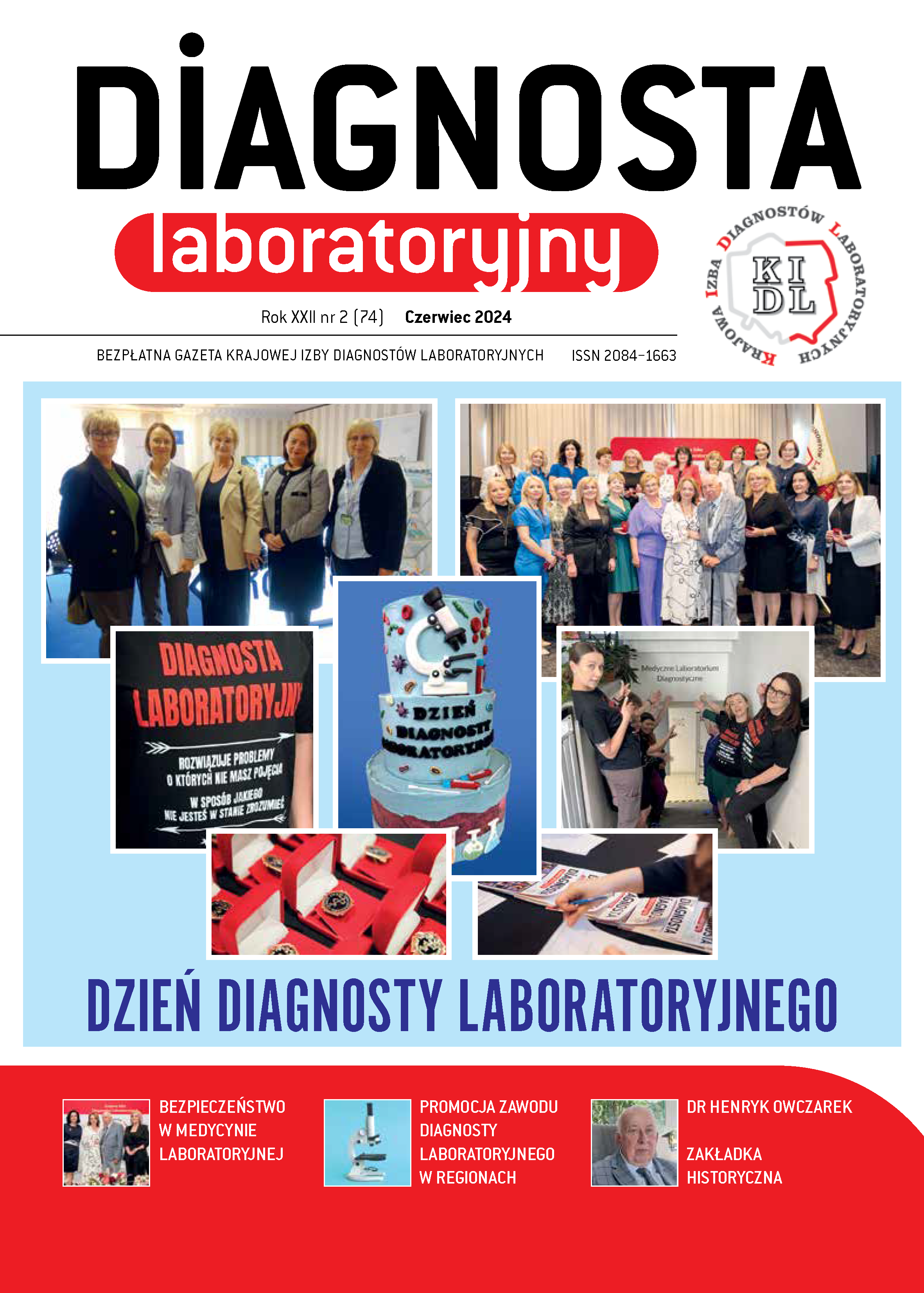 Diagnosta Laboratoryjny - Rok XXII, numer 2 (74), czerwiec 2024