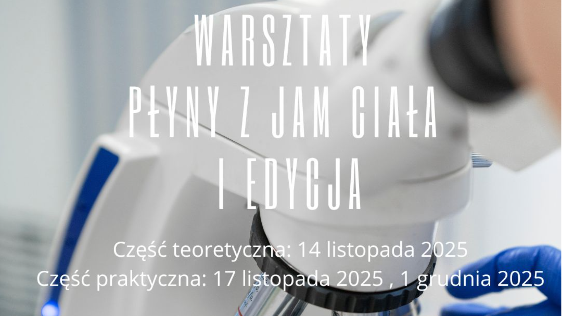 Szanowni Państwo, <br> serdecznie zapraszamy na I Warsztaty pt. „Płyny z jam ciała” organizowane przez Krajową Izbę Diagnostów Laboratoryjnych.