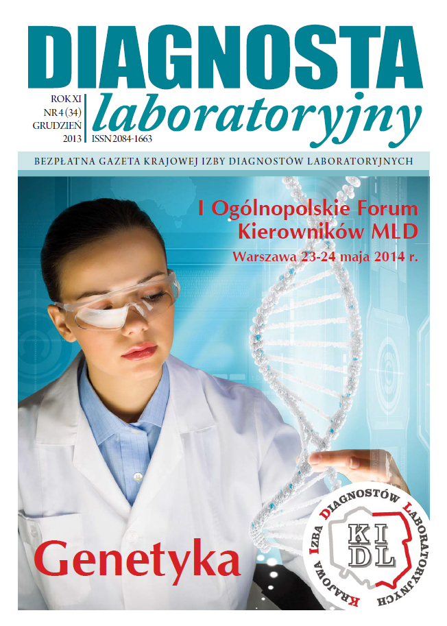 Diagnosta Laboratoryjny - Rok 11, numer 4, grudzień 2013